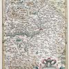Carte géographique ancienne de Bâle