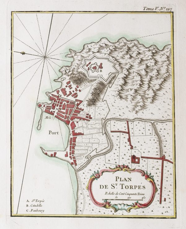 Plan ancien de Saint Tropez