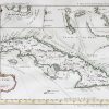 Carte marine ancienne de Cuba