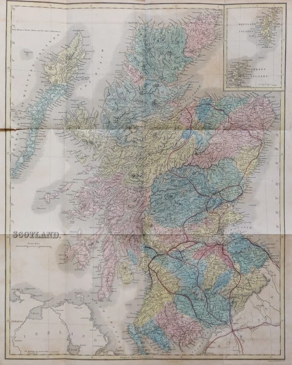 Carte de l’Ecosse - Map of Scotland