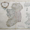 Carte ancienne du Royaume d’Irlande
