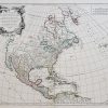 Carte ancienne de l’Amérique septentrionale