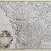 Carte géographique ancienne du Poitou