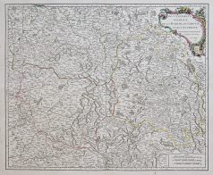 Carte ancienne de l’Auvergne - Limousin