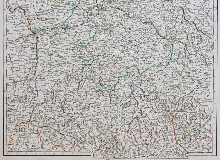 Cartes anciennes de l'Allemagne