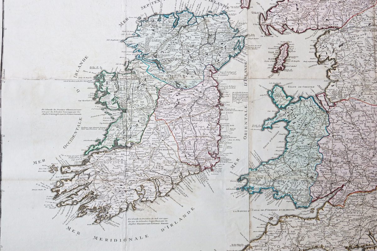 Carte Des îles Britanniques Grunges Illustration Stock - Illustration