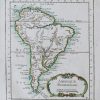 Plan ancien de l’Amérique du Sud