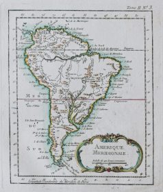Plan ancien de l’Amérique du Sud