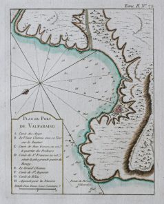 Plan ancien de Valparaiso
