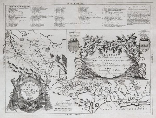 Carte ancienne du Sud-Ouest - Canal du Midi