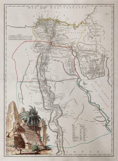 Carte ancienne de l’Egypte