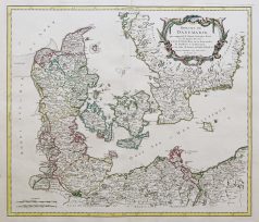 Carte ancienne du Danemark