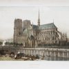 Gravure ancienne - Notre Dame - Paris