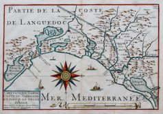 Carte Marine des Côtes du Languedoc