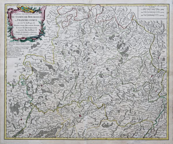 Carte ancienne de la Bourgogne