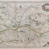 Carte géographique ancienne d’Anjou