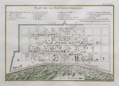 Plan ancien de la Nouvelle Orléans