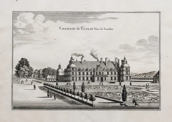 Gravure ancienne du Château de Tanlay