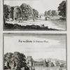 Gravure ancienne du Château de Fontainebleau