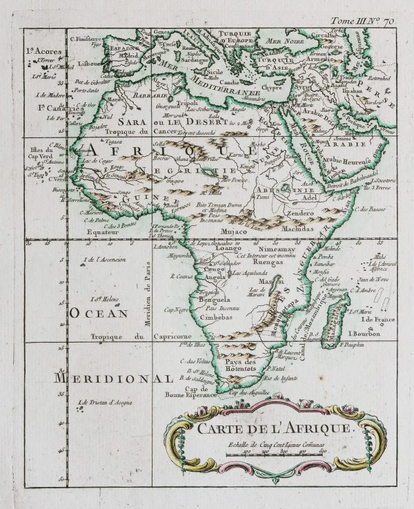 Carte ancienne de l’Afrique