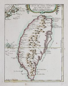 Carte marine ancienne de Taïwan - Formose