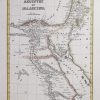 Carte ancienne d’Egypte et Palestine