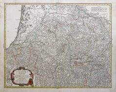 Carte ancienne de Guyenne - Navarre