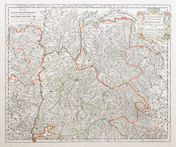 Carte ancienne du Dauphiné