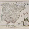 Carte ancienne de l’Espagne antique