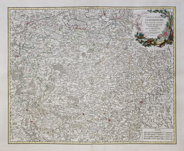 Carte ancienne du Luxembourg