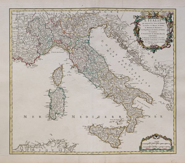 Carte ancienne de l’Italie