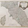 Carte ancienne de Toscane - Corse