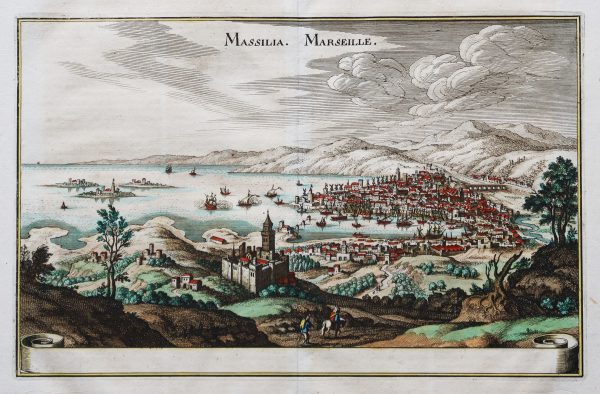 Gravure ancienne de Marseille