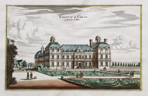 Gravure ancienne du Château de Chilly-Mazarin