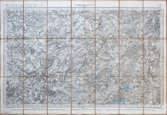 Carte ancienne de Sarrebourg - Etat Major - Sarreguemines