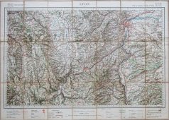 Carte ancienne de Lyon - Etat Major