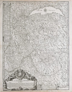 Carte géographique ancienne de la Savoie