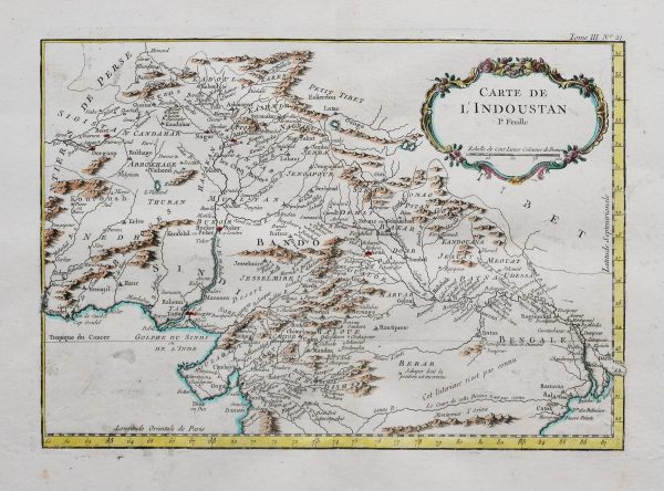Carte ancienne de l’Indoustan