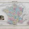 Carte ancienne de la France en 1789
