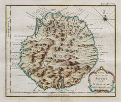 Carte ancienne de la Réunion