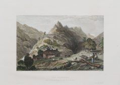 Gravure ancienne de Balsille - Alpes