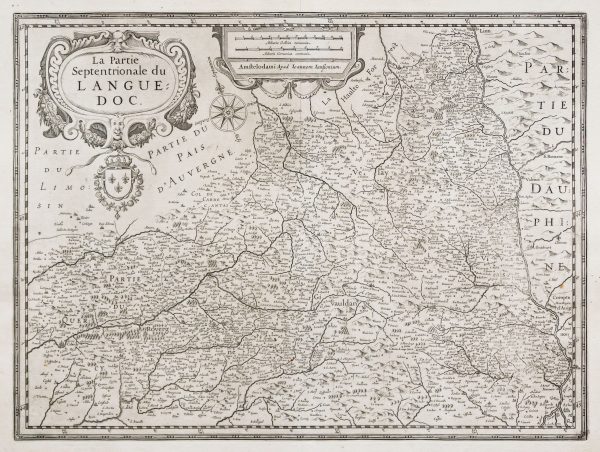 Carte ancienne du Languedoc
