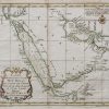 Carte marine ancienne de la Mer Rouge
