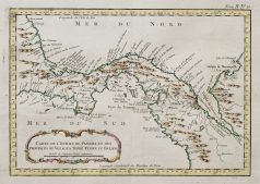 Carte marine ancienne de Panama