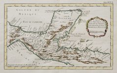Carte marine de l’Amérique centrale