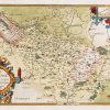 Carte géographique ancienne de Picardie