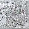 Carte géographique ancienne france