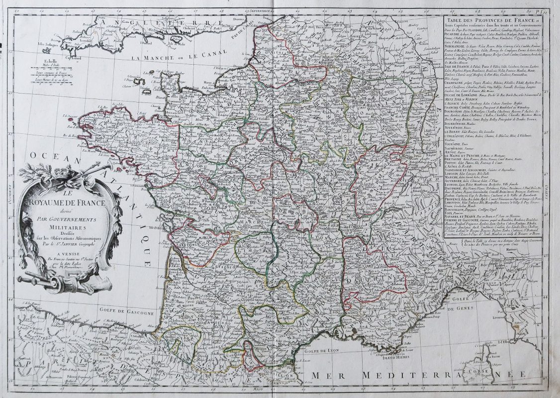 Reproduction Carte Ancienne – Franche-Comté, édition 1663 – Tirape France