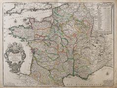 Carte ancienne de la France