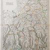 Carte géographique ancienne de Cominge